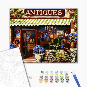 Картина по номерам Пейзажі - Антикварний магазинчик