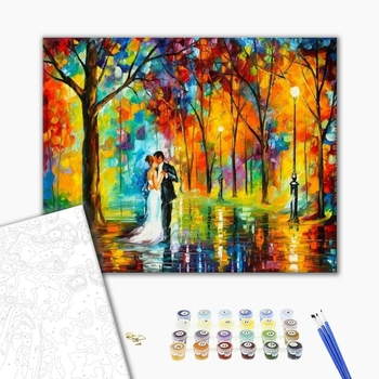 Картина по номерам Люди на картинах - Свадьба осенью