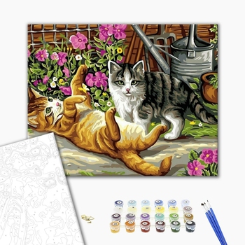 Картина по номерам Тварини, птахи та риби - Котята