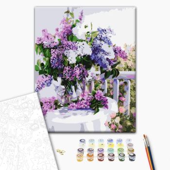 Картина по номерам Квіти - Букет сирени