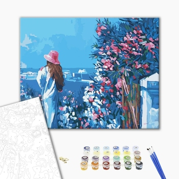 Картина по номерам Природа - Прогулка по набережной