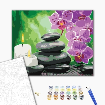 Картина по номерам Квіти - Релакс