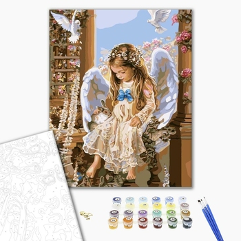 Картина по номерам Діти та ангели - Янгол