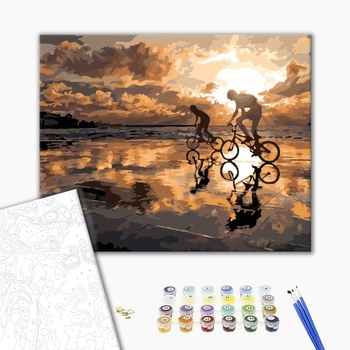 Картина по номерам Пейзажі - Зеркальная гладь