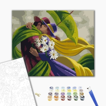 Картина по номерам Люди на картинах - Я тебе чекала