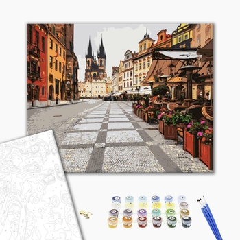 Картина по номерам Города - Вулиці Праги