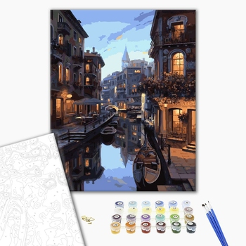 Картина по номерам Города - Нічна Венеція