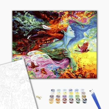 Картина по номерам Люди на картинах - Богиня Стихій