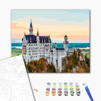 Картина по номерам Пейзажі - Замок Нойшванштайн