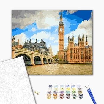 Картина по номерам Города - Набережна Лондона