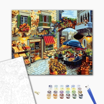 Картина по номерам Пейзажі - Домашній ресторанчик