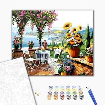 Картина по номерам Природа - Завтрак у моря