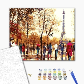Картина по номерам Города - Осінній Париж