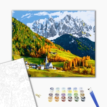 Картина по номерам Пейзажі - Доломітові Альпи