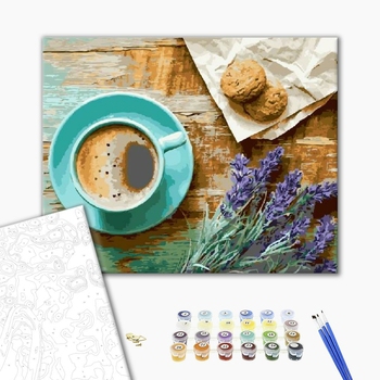 Картина по номерам Натюрморти - Лавандовий ранок