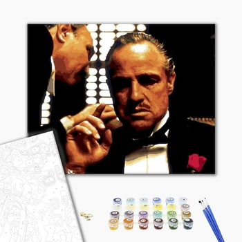 Картина по номерам Чоловічі - Хрещений батько