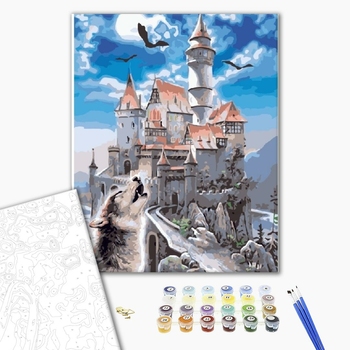 Картина по номерам Пейзажі - Волшебный замок