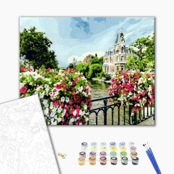 Картина по номерам Города - Город Амстердам