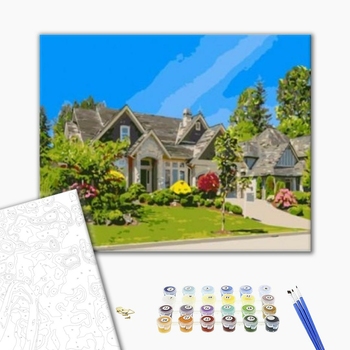 Картина по номерам Пейзажі - Родной дом