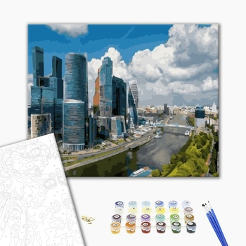 Картина по номерам Города - Центр міста