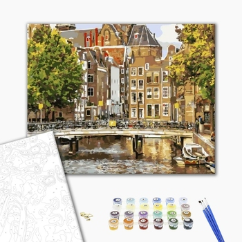 Картина по номерам Города - Старий Амстердам