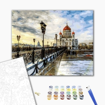 Картина по номерам Города - Міст через Неву