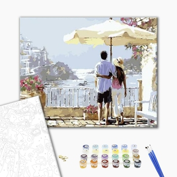 Картина по номерам Люди на картинах - Каникулы в Италии