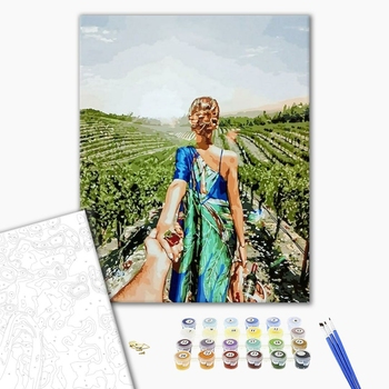 Картина по номерам Люди на картинах - Следуй за мной.Калифорния