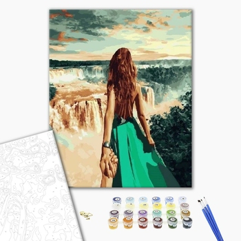 Картина по номерам Авторські колекції - Слідуй за мною: Ніагарський водоспад