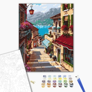 Картина по номерам Города - Селище Белладжіо