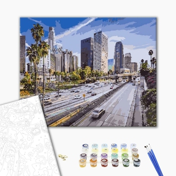 Картина по номерам Пейзажі - Лос-Анджелес