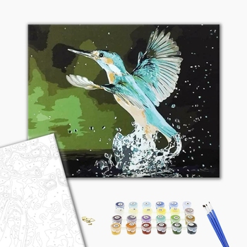 Картина по номерам Тварини, птахи та риби - Колибри