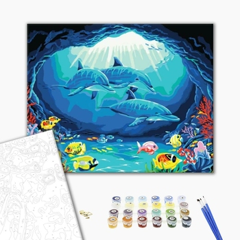 Картина по номерам Кораблі, автомобілі та літаки - Океанаріум