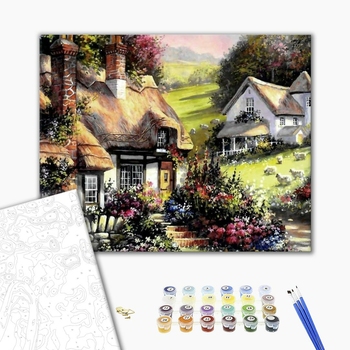 Картина по номерам Пейзажі - Уютный домик