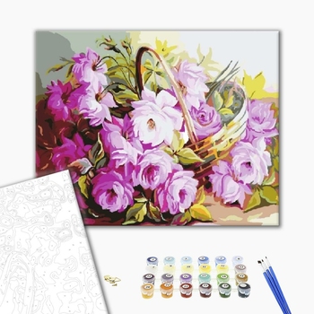 Картина по номерам Квіти - Весняні квіти