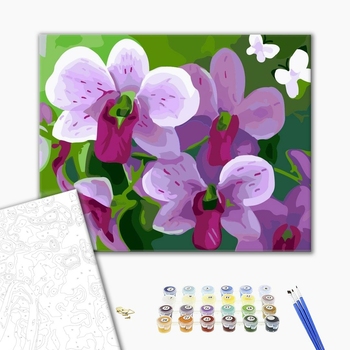 Картина по номерам Квіти - Цветки