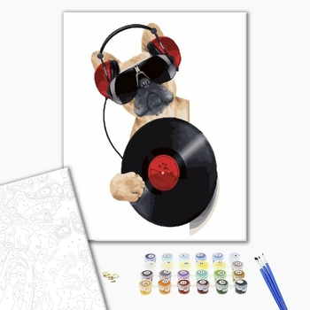 Картина по номерам Тварини, птахи та риби - Меломан