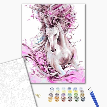 Картина по номерам Тварини, птахи та риби - Витончений кінь