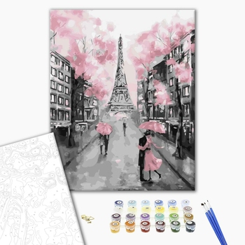 Картина по номерам Города - Рожевий Париж