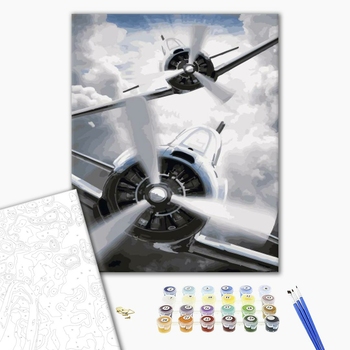Картина по номерам Кораблі, автомобілі та літаки - Літаки