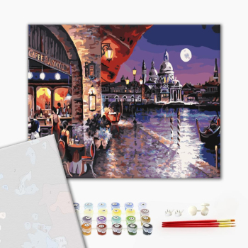 Картина по номерам Преміум картини - Кафе Барокко