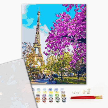 Картина по номерам Преміум картини - В центре Парижа