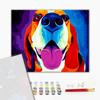 Картина по номерам Преміум картини - Песик
