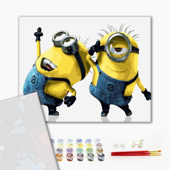 Картина по номерам Преміум картини - Миньоны