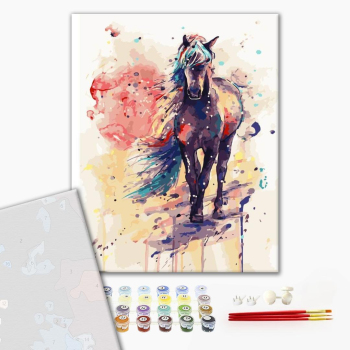 Картина по номерам Преміум картини - Фантастичний кінь