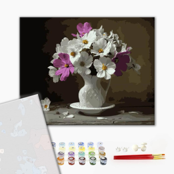 Картина по номерам Преміум картини - Космеи
