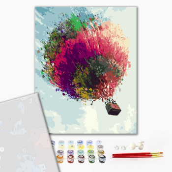 Картина по номерам Преміум картини - Повітряна куля