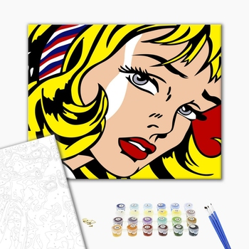 Картина по номерам Люди на картинах - Поп арт