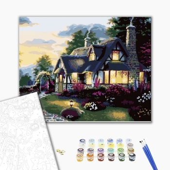Картина по номерам Пейзажі - Уютный домик