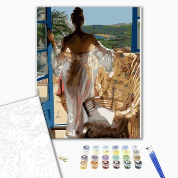 Картина по номерам Люди на картинах - Дыхание утра